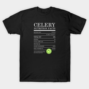 Celery Nutrition Facts T-Shirt